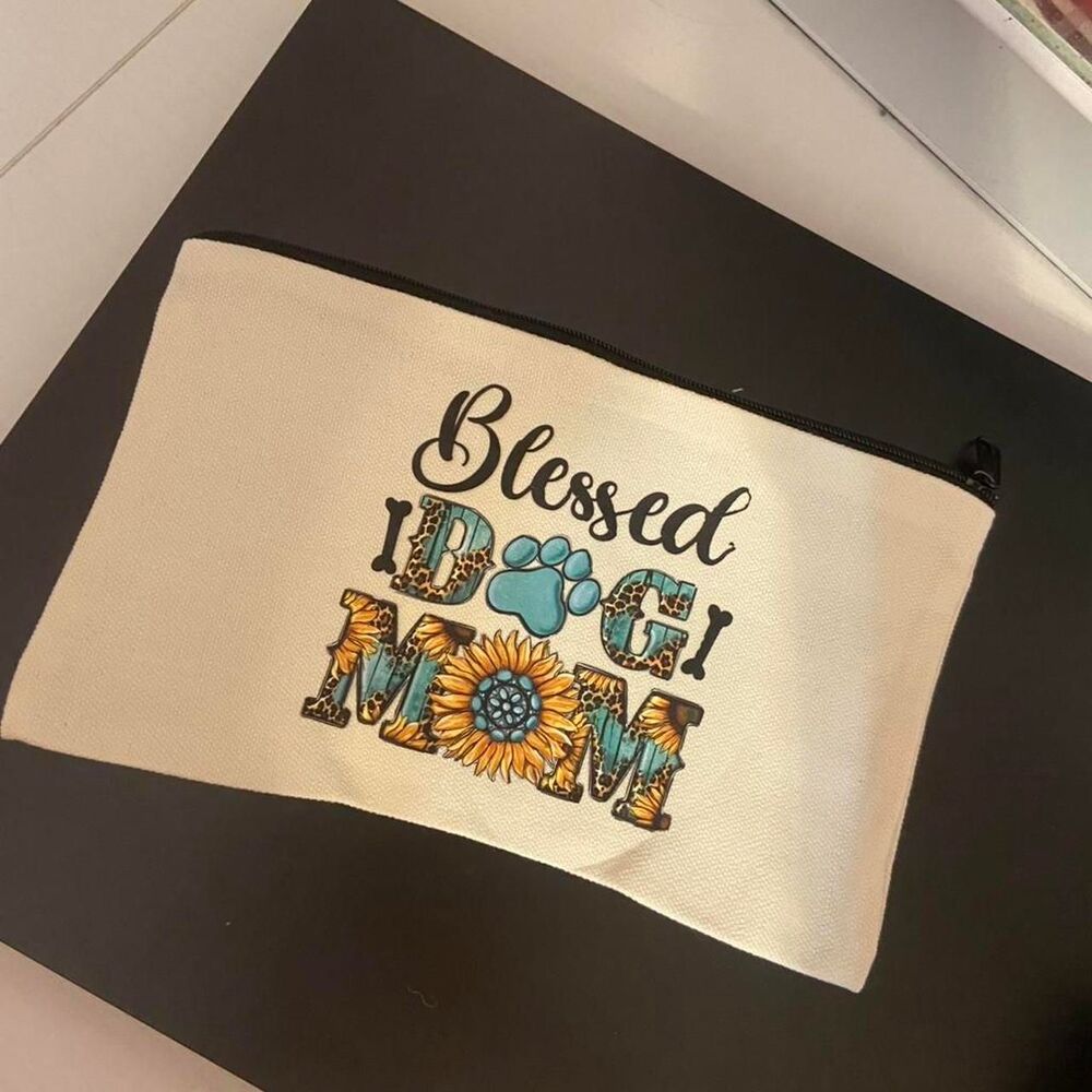 Western Dog Mom Zipper Pouch